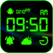 Digital Clock Live Wallpaper icon