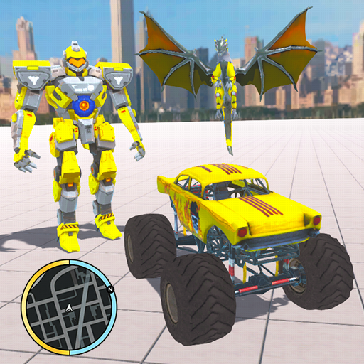 Dragon Robot monster truck transform : Wars games icon