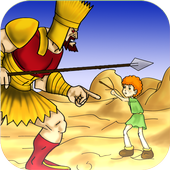 David and Goliath icon