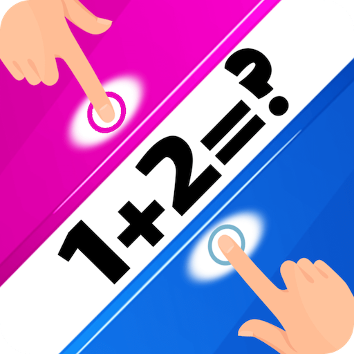 Two players math games online icon