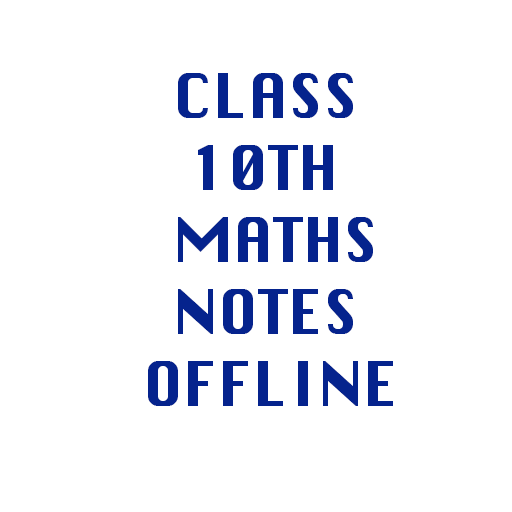 class 10 maths notes in hindi offline icon