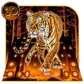 Chủ đề bàn phím 3D Tiger on 9Apps