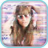 Glitch Effect: Psychedelic Camera icon