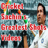 Cricket Sachin's Greatest Shots Videos icon