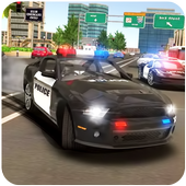 Police Car : Drift Racing City Criminal Chase Game icon