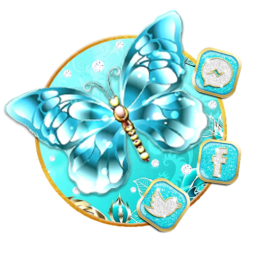 Ikony dla tapet Crystal, Butterfly icon