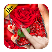 Live Red Rose Keyboard icon