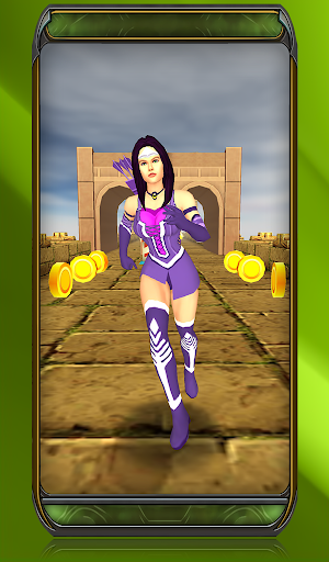 Warrior Princess run - Road To Temple screenshot 2