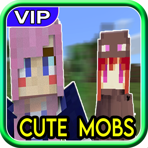 Cute Mob Model Craft Mod for Minecraft PE أيقونة
