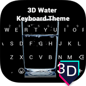 3D Water Keyboard Theme icon