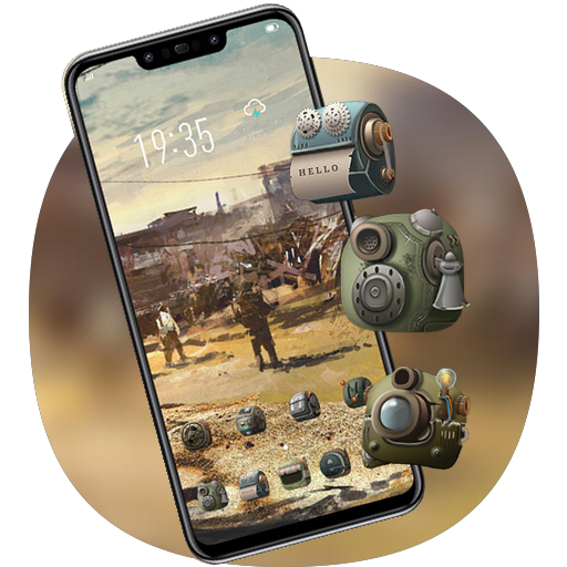 Occult town mechanical corrosion theme for V15 Pro icon