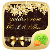 GO SMS PRO GOLDEN ROSE THEME icon