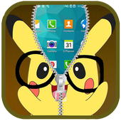 Pika Lock Screen Zipper icon
