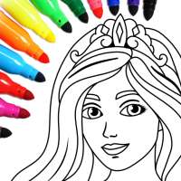 Princess Coloring Game on 9Apps