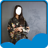 Japanese Kimono Photo Montage icon