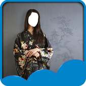 japanischen Kimono Fotomontage