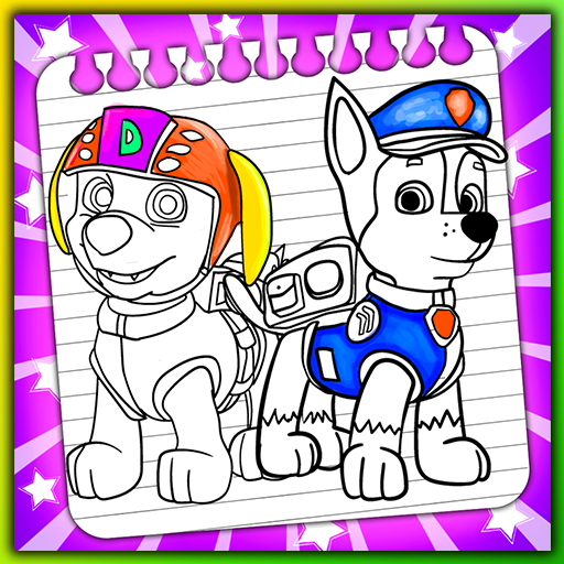 Patrol Drawing Paw Puppy icon
