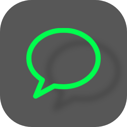 Dark Mode Messaging icon