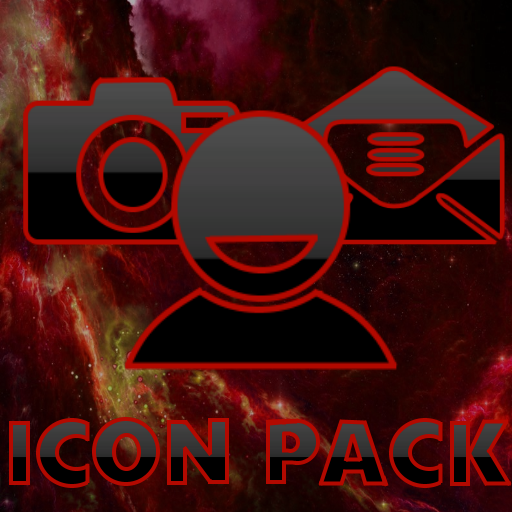 ICON PACK DARK SPACE RED icon