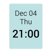 1x1 Clock Widget icon