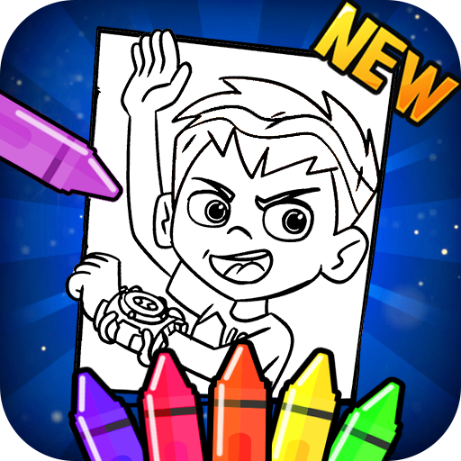 Bean coloring ultimate aliens game icon