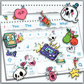 Doodle Stiker Keyboard Theme icon