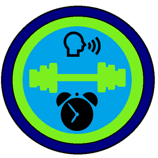 Voice Guided Exercise Timer: HIIT &amp; Interval Timer icon