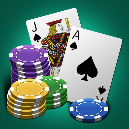 wereld blackjack koning icon