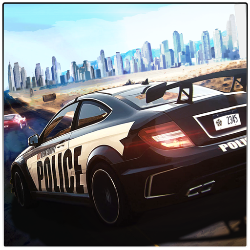 POLICE CAR CHASE SIMULATOR 2K18 - Free Car Games icon