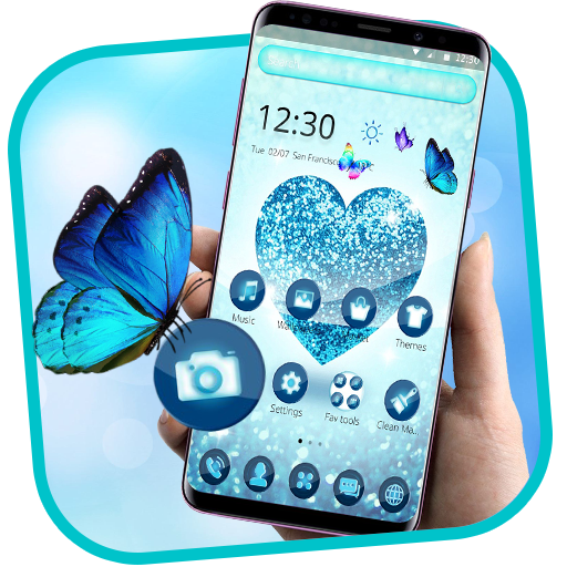 Colorful glitter theme icon