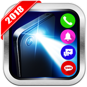 Super Flashlight on Call and SMS icon