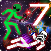 Stickman Space  Warriors 7 icon