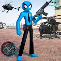 US Spider Police Stickman Rope