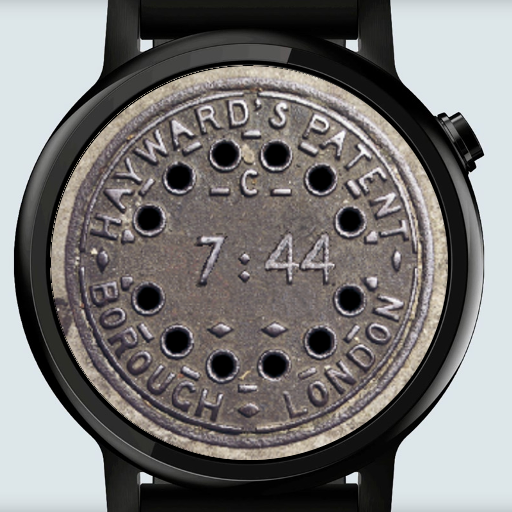 Manhole Cover Watch Face أيقونة