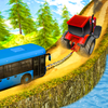 Chained Tractor Towing Bus icon