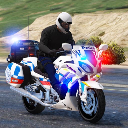 Police Moto Chase and Real Motobike Simulator 2021 icon