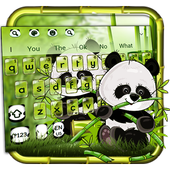 Cute Panda Keyboard Theme icon