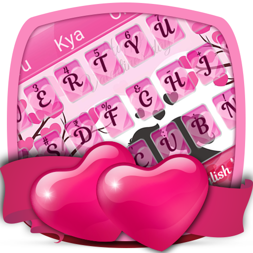 Pink Love Keyboard Theme icon
