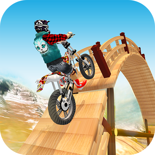 Tricky Bike Racing With Crazy Rider 3D icon