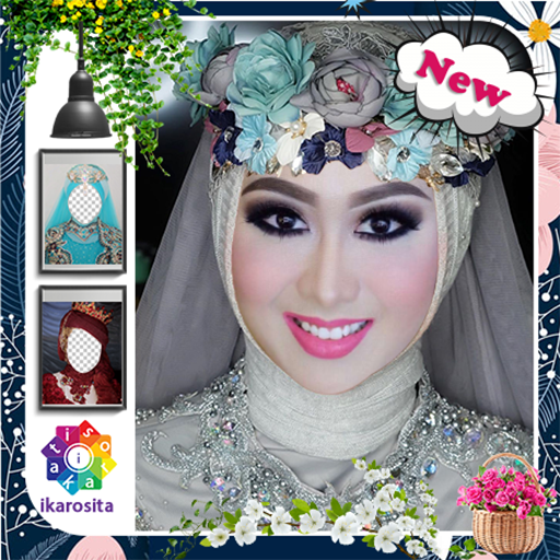 Hijab Wedding Frame Editor icon