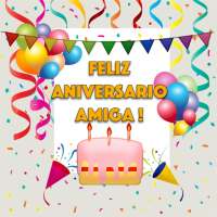 Mensagem de feliz aniversário para meu amiga on 9Apps