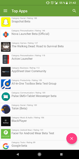 Beta Tester Catalog - Android Apps and Games screenshot 2