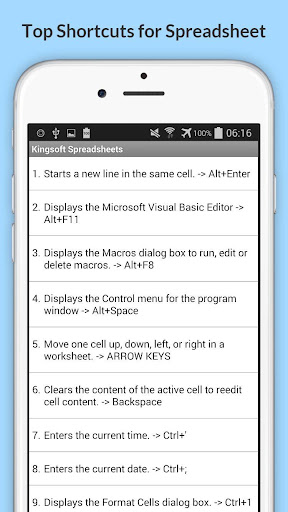 Free KingSoft Office Shortcuts screenshot 11