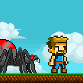 العنكبوت قفزة لعبة أيقونة