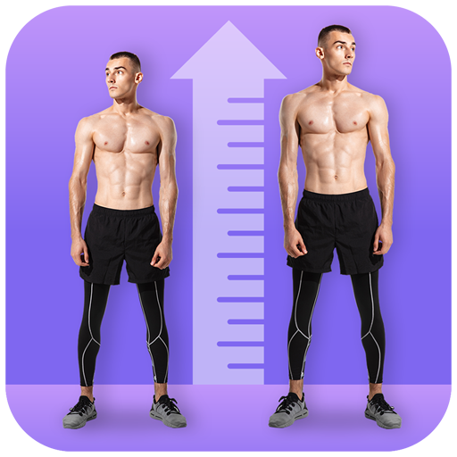 Height increase exercise, Taller exercise icon