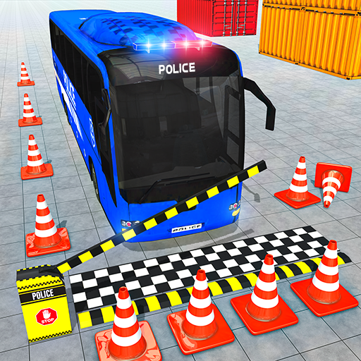 Police Bus Parking Games 3D -Bus Driving Simulator icon