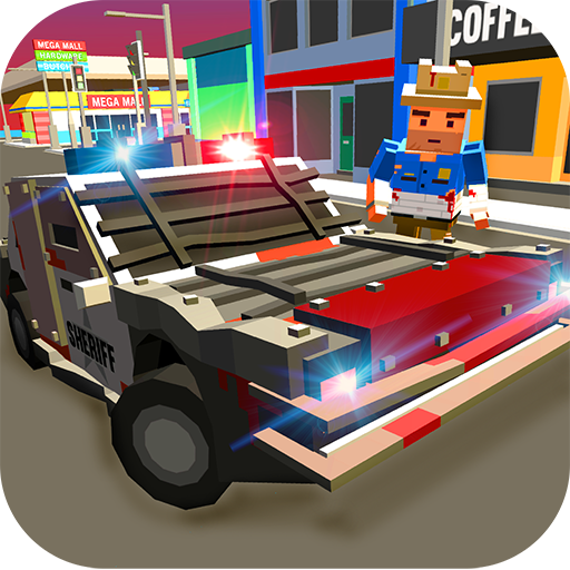 Pixel Police Car - Cop Chase icon