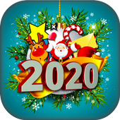 New Year Photo Editor: Photo Stickers and Stamps icon