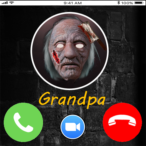 Fake Call from Evil Scary Grandpa - Prank Call icon