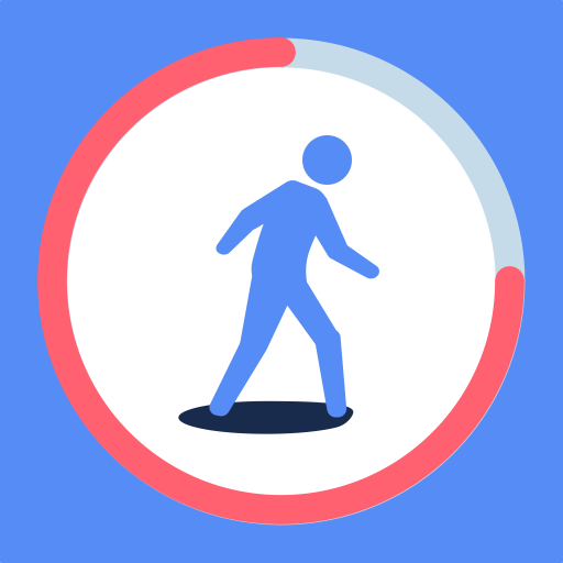 MoneStep:Running to make money icon